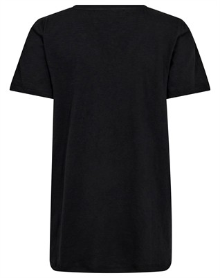 Mos Mosh - MMGethi Glam T-Shirt - Sort 